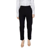 Sandro Ferrone Black Polyester Pant -   -  Sandro Ferrone.